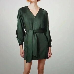 RODEBJER ALI IVY GREEN DRESS